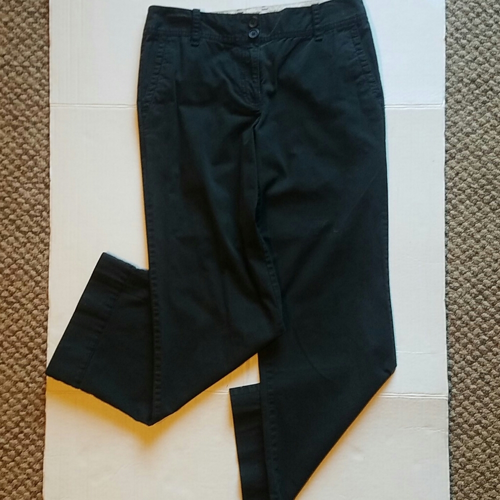 Ann Taylor LOFT Petite Straight Pants Black Size 6